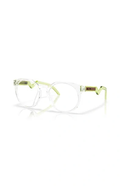Oakley 50mm Round Optical Glasses In White