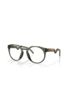 Oakley 50mm Round Optical Glasses In Green