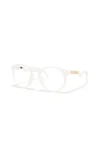 Oakley 50mm Round Optical Glasses In White