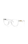 Oakley 50mm Round Optical Glasses In White