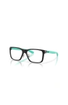Oakley 51mm Rectangle Optical Glasses In Green