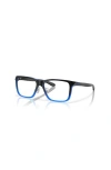 Oakley 51mm Rectangle Optical Glasses In Black