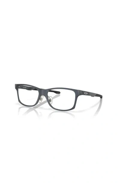Oakley 52mm Rectangle Optical Glasses In Black