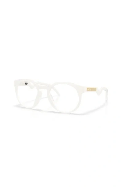 Oakley 52mm Rectangle Optical Glasses In Neutral