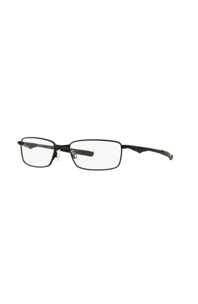 Oakley 53mm Rectangle Optical Glasses In Black