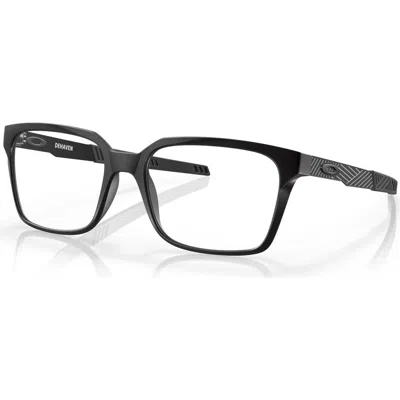 Oakley 53mm Rectangle Optical Glasses In Black