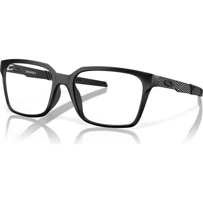 Oakley 53mm Rectangle Optical Glasses In Black