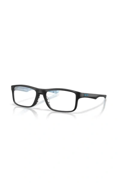 Oakley 53mm Rectangle Optical Glasses In Brown