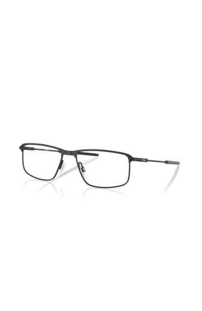 Oakley Black Ox3217 Socket 5.0 Metal Rectangular Sunglasses In Orange