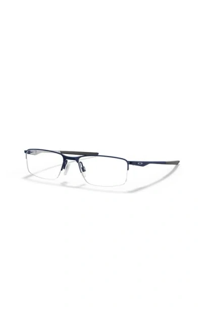 Oakley 54mm Rectangle Optical Glasses In Blue