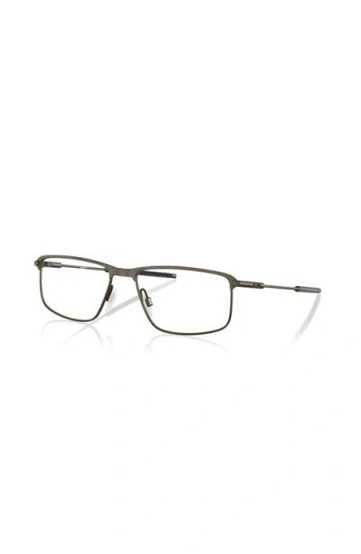Oakley 54mm Rectangle Optical Glasses In Gray