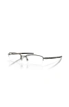 Oakley 54mm Rectangle Optical Glasses In Gray