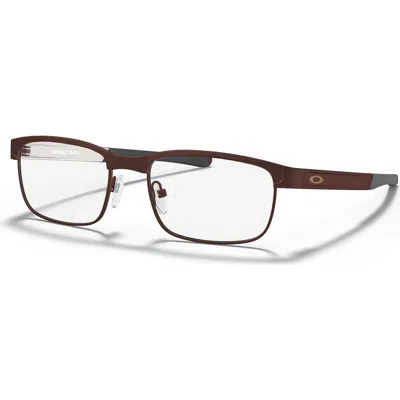 Oakley 54mm Square Optical Glasses In Brown