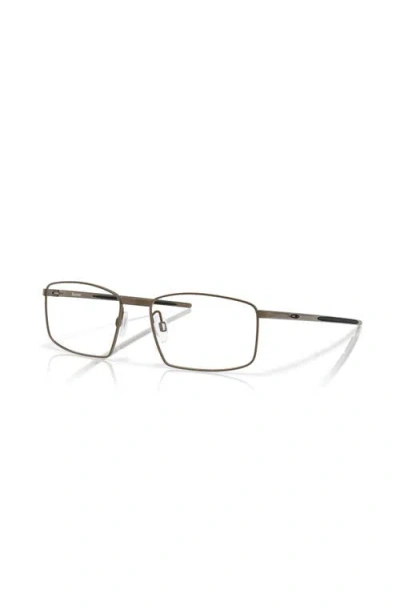 Oakley 54mm Square Optical Glasses In Gold