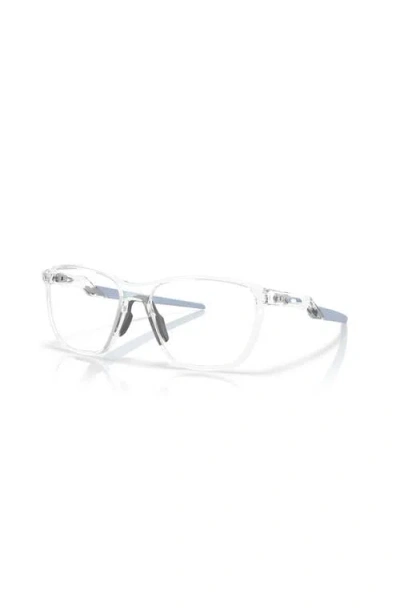 Oakley 54mm Square Optical Glasses In Metallic