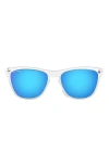 Oakley 55mm Polarized Rectangular Sunglasses In Blue