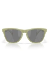 Oakley 55mm Polarized Square Sunglasses In Matte Fern/prizm Black Polar