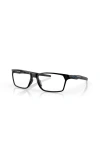 Oakley 55mm Rectangle Optical Glasses In Black