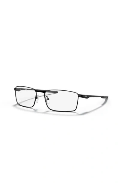 Oakley 55mm Rectangle Optical Glasses In Black