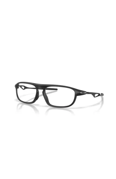 Oakley 55mm Rectangle Optical Glasses In Black