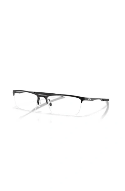 Oakley 55mm Rectangle Optical Glasses In Black