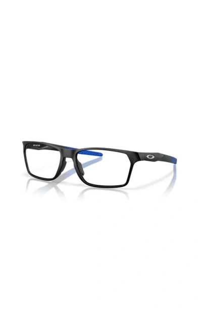 Oakley 55mm Rectangle Optical Glasses In Brown