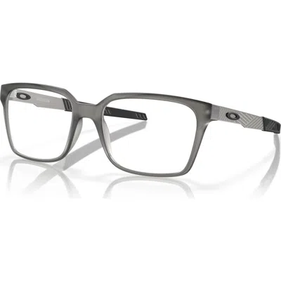 Oakley 55mm Rectangle Optical Glasses In Gray