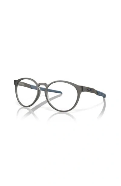Oakley 55mm Round Optical Glasses In Gray