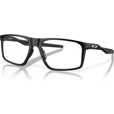 Oakley 56mm Rectangle Optical Glasses In Black