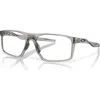 Oakley 56mm Rectangle Optical Glasses In Gray