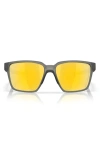 Oakley 57mm Polarized Rectangular Sunglasses