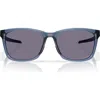 Oakley 57mm Prizm™ Polarized Square Sunglasses In Grey