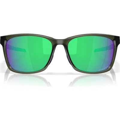 Oakley 57mm Prizm™ Polarized Square Sunglasses In Olive