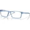 Oakley 57mm Rectangle Optical Glasses In Blue