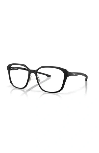 Oakley 57mm Square Optical Glasses In Black