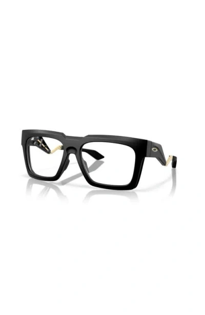 Oakley 57mm Square Optical Glasses In Brown