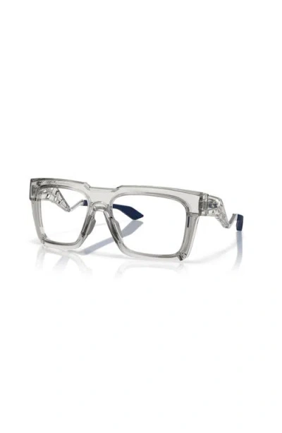 Oakley 57mm Square Optical Glasses In Gray