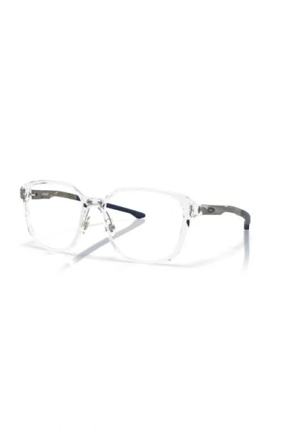Oakley 57mm Square Optical Glasses In Transparent