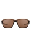 Oakley 58mm Polarized Rectangular Sunglasses