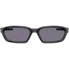 Oakley Terraforma Rectangle-frame Sunglasses In Black
