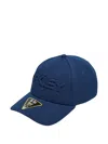 Oakley 6 Panel Stretch Embossed Hat In Blue