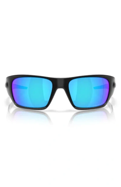 Oakley 60mm Prizm™ Polarized Rectangular Sunglasses In Blue