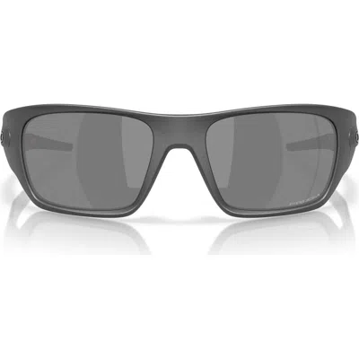 Oakley 60mm Prizm™ Polarized Rectangular Sunglasses In Gray