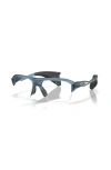 Oakley 60mm Rectangle Optical Glasses In Gray