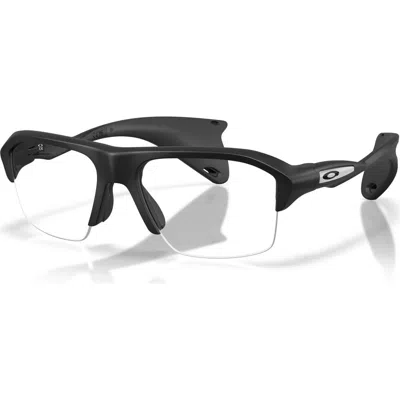 Oakley 62mm Rectangle Optical Glasses In Black
