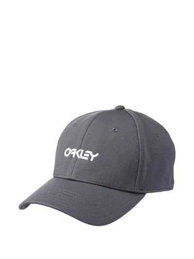 Oakley 6-panel Stretch-design Hat In Gray