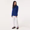 Oakley 90s Plaid Ls Shirt In Black,blue