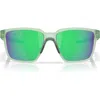 Oakley Actuator 57mm Prizm™ Rectangular Sunglasses In Black Green