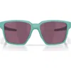 Oakley Actuator 57mm Prizm™ Rectangular Sunglasses In Matte Pacific/black