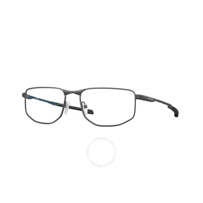 Oakley Addams Demo Geometric Men's Eyeglasses Ox3012 301203 56 In Satin Light Steel